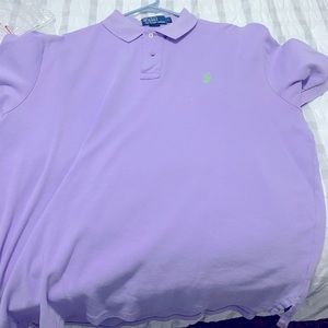 Purple Polo Green Horse